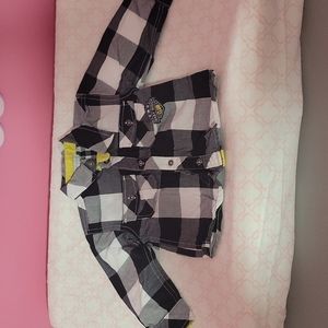 Baby boy plaid shirt